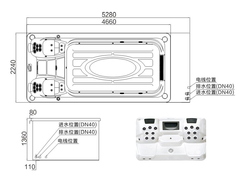 EP-33成品泳池参数图